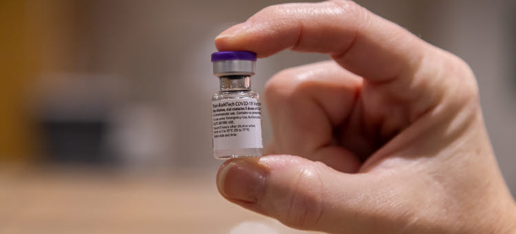 Bild på en dos vaccin.