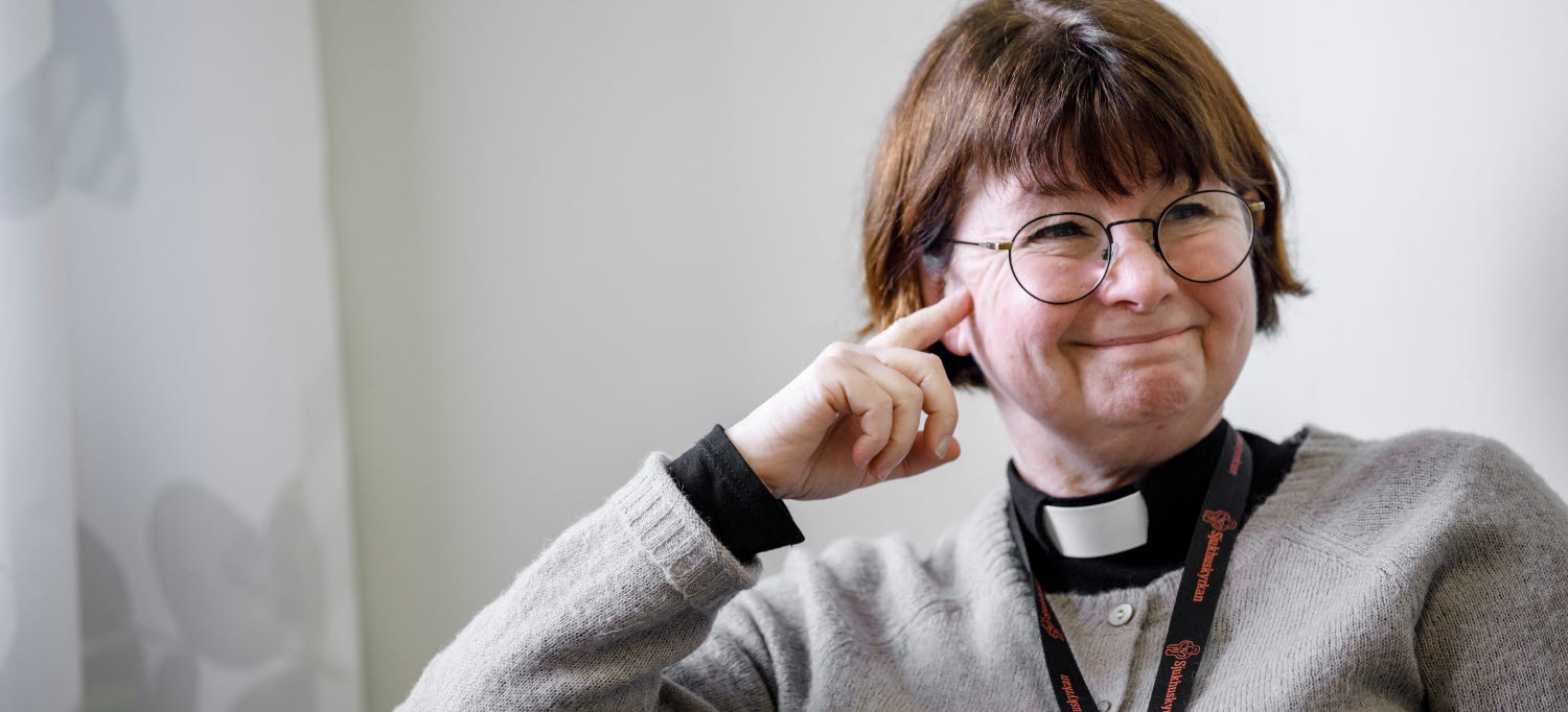 Sjukhusprästen Sofie Walter.