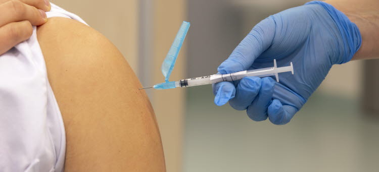 Bild på vaccination.