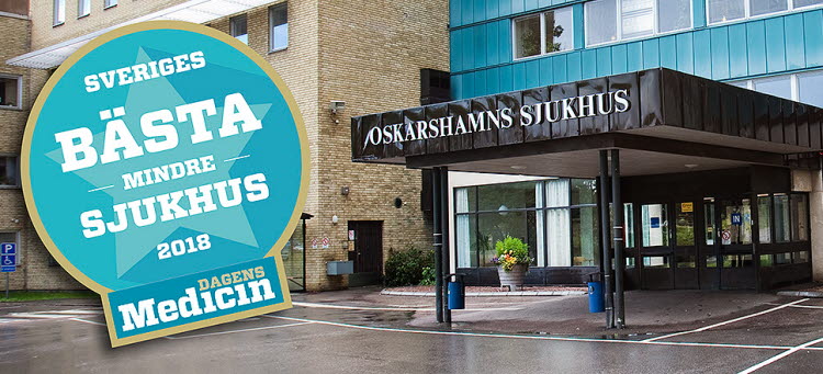 Oskarshamns sjukhus landets bästa mindre sjukhus